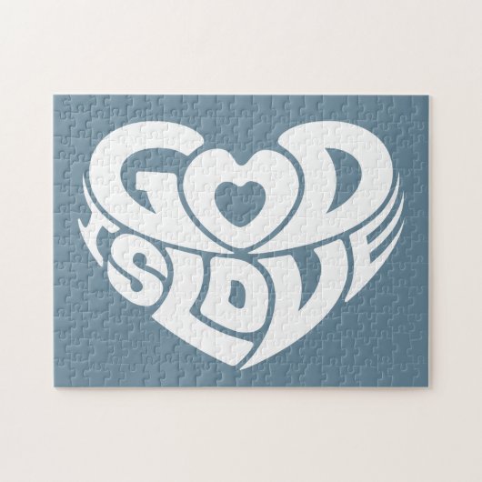 Koel Christelijke God is de Bijbelse Schrift van d Legpuzzel (Horizontaal)