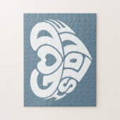 Koel Christelijke God is de Bijbelse Schrift van d Legpuzzel (Verticaal)