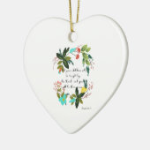 Koel Christelijke kunst - Isaiah 54:13 Keramisch Ornament (Links)