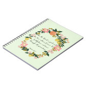 Koel Christelijke kunst - Psalm 100:5 Notitieboek (Linkerzijde)