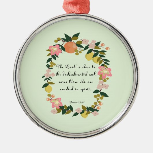 Koel Christelijke kunst - punt 34:18 Metalen Ornament (Voorkant)