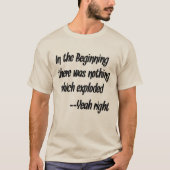 Koel Christelijke T-shirts Big Bang Theory Disclai (Voorkant)