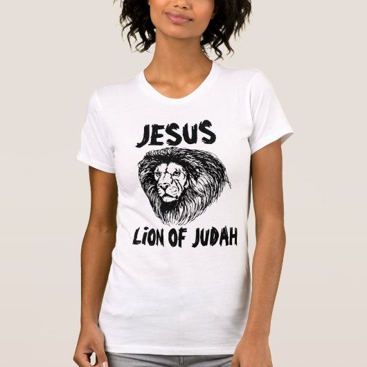Koel Christelijke T-shirts, LION OF JUDAH T-shirt (Voorkant)