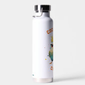 Koel Cockatiel Geel Blauwgroen Sinaasappel Waterfles (Rechts)