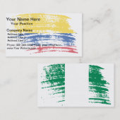 Koel Colombiaans vlagontwerp Visitekaartje (Voorkant / Achterkant)