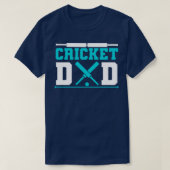Koel cricket Dad voor cricket Sports Lover T-shirt (Design voorkant)