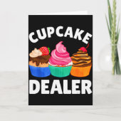 Koel Cupcake Kostuum Voor Mannen Vrouwen Bakken Cu Kaart (Voorkant)