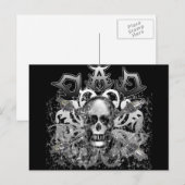 Koel DAD in Tshirts met zware metalen stijl en cad Briefkaart (Voorkant / Achterkant)