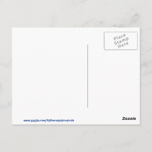 Koel DAD in Tshirts met zware metalen stijl en cad Briefkaart (Achterkant)