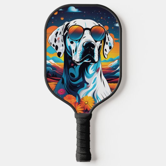Koel Dalmatisch hondenportret Pickleball Paddle (Voorkant)