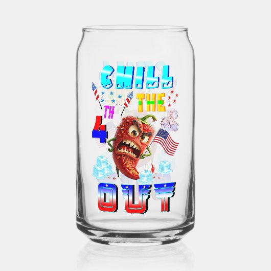 Koel de 4e uit blikvorm glas (Voorkant)
