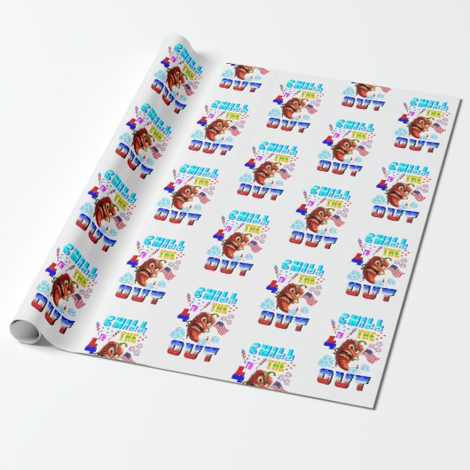Koel de 4e uit cadeaupapier (Uitgerold)