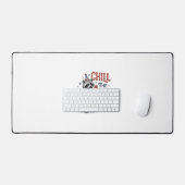 Koel de 4e uit wasbeer patriottisch shirt ontwerp bureaumat (Keyboard & Muis)