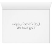 Koel de beste Vaderdag van de zwarte vader (Binenzijde Horizontaal (Onderkant))