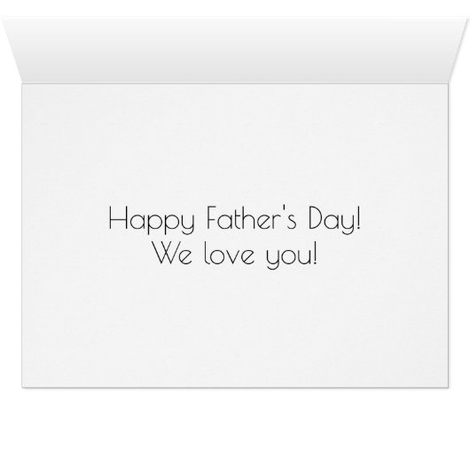 Koel de beste Vaderdag van de zwarte vader (Binenzijde Horizontaal (Onderkant))