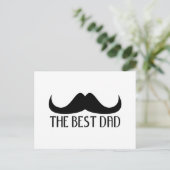 Koel de beste Vaderdag van de zwarte vader Briefkaart (Staand voorkant)