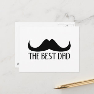 Koel de beste Vaderdag van de zwarte vader Briefkaart