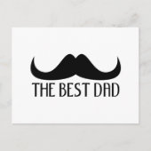 Koel de beste Vaderdag van de zwarte vader Briefkaart (Voorkant)