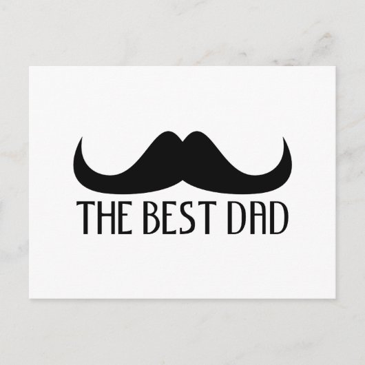 Koel de beste Vaderdag van de zwarte vader Briefkaart (Voorkant)