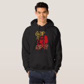 Koel de BMX-ringloop en draai hem om de BMX-ringba Hoodie (Voorkant volledig)