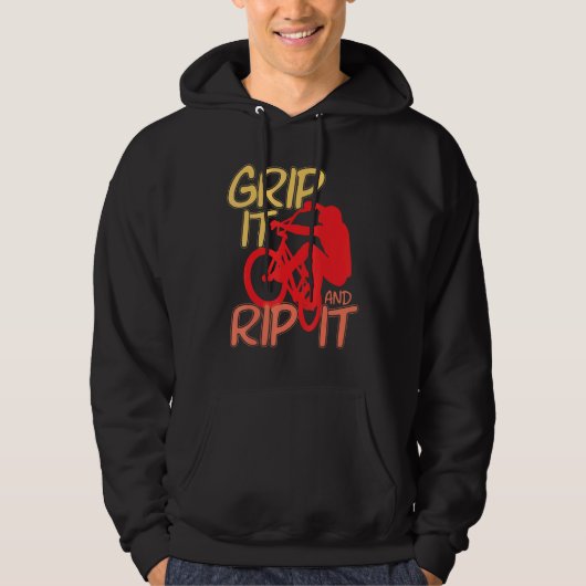 Koel de BMX-ringloop en draai hem om de BMX-ringba Hoodie (Voorkant)