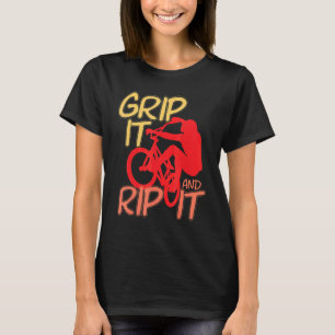 Koel de BMX-ringloop en draai hem om de BMX-ringba T-shirt