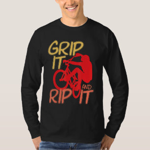 Koel de BMX-ringloop en draai hem om de BMX-ringba T-shirt