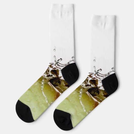 Koel de druppelflaag op appelfruit sokken (Links)