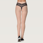 Koel de grappige tong van de G-String op de huid v Leggings (Achterkant)