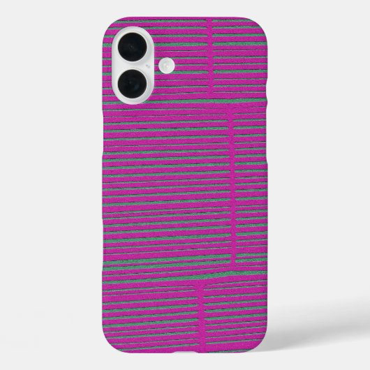 Koel de hete roze, unieke, moderne tapepatroonkoel Case-Mate iPhone case (Achterkant)