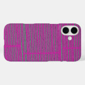 Koel de hete roze, unieke, moderne tapepatroonkoel Case-Mate iPhone case (Achterkant (horizontaal))