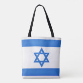 Koel de Israëlische vlag-Mode Tote Bag (Achterkant)