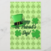 Koel de leuke groene top die Shamrocks St. Patrick Flyer (Voorkant)