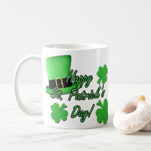 Koel de leuke groene top die Shamrocks St. Patrick Koffiemok