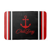 Koel de luie luidop van ChiliDog! Badmat (Voorkant)