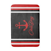 Koel de luie luidop van ChiliDog! Badmat (Voorkant Verticaal)