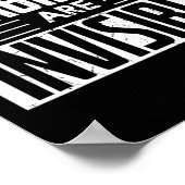 Koel de meeste gehandicapten zijn onzichtbare bewu poster (Hoek)