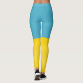 Koel de Mode van de vlag van Oekraïne Leggings (Achterkant)