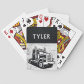 Koel de naamapparatuur van de transportwagen pokerkaarten (Achterkant)