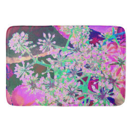 Koel de Natuur van de Abstracte Retro in Roze en L Badmat