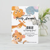 Koel de roep om alle dieren van de partij die op z kaart (Staand voorkant)