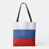 Koel de Russische vlag-Mode Tote Bag (Achterkant)