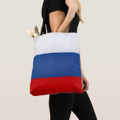 Koel de Russische vlag-Mode Tote Bag (Dichtbij)