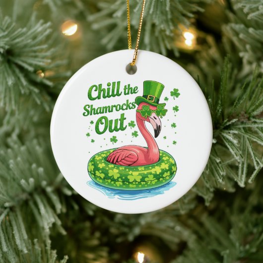 Koel de Shamrocks Uit Funny St Patrick's Dag Keramisch Ornament (Boom)