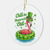Koel de Shamrocks Uit Funny St Patrick's Dag Keramisch Ornament (Links)