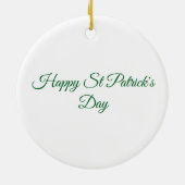 Koel de Shamrocks Uit Funny St Patrick's Dag Keramisch Ornament (Achterkant)