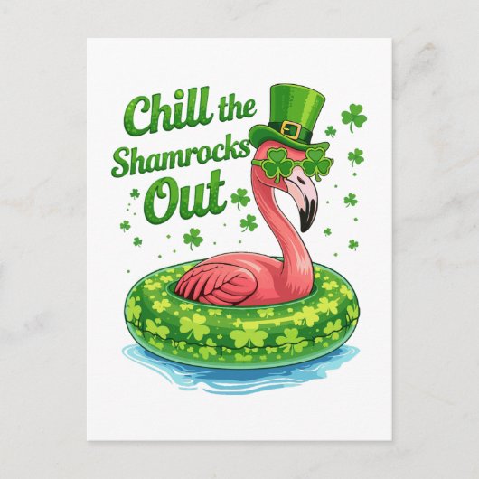 Koel de Shamrocks Uit Grappige St. Patrick's Dag Feestdagenkaart (Voorkant)