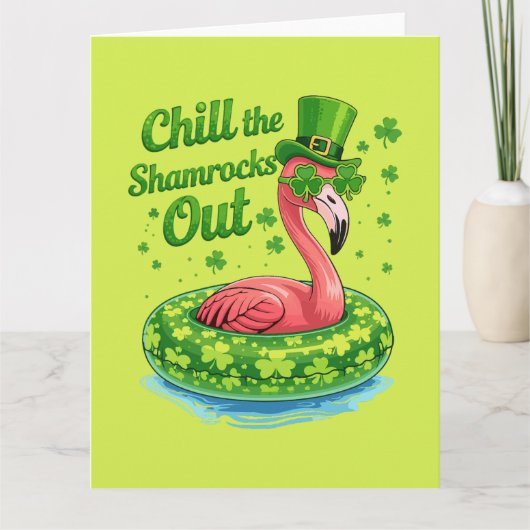 Koel de Shamrocks Uit Grappige St. Patrick's Dag Kaart (Voorkant)