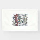 Koel de vierde krokodil patriottisch shirt Des Spandoek (Horizontaal)