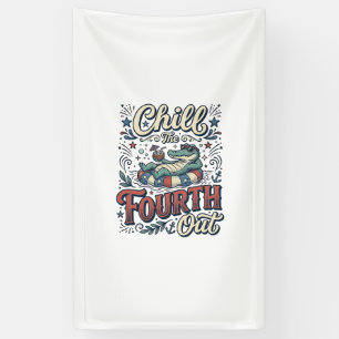 Koel de vierde krokodil patriottisch shirt Des Spandoek
